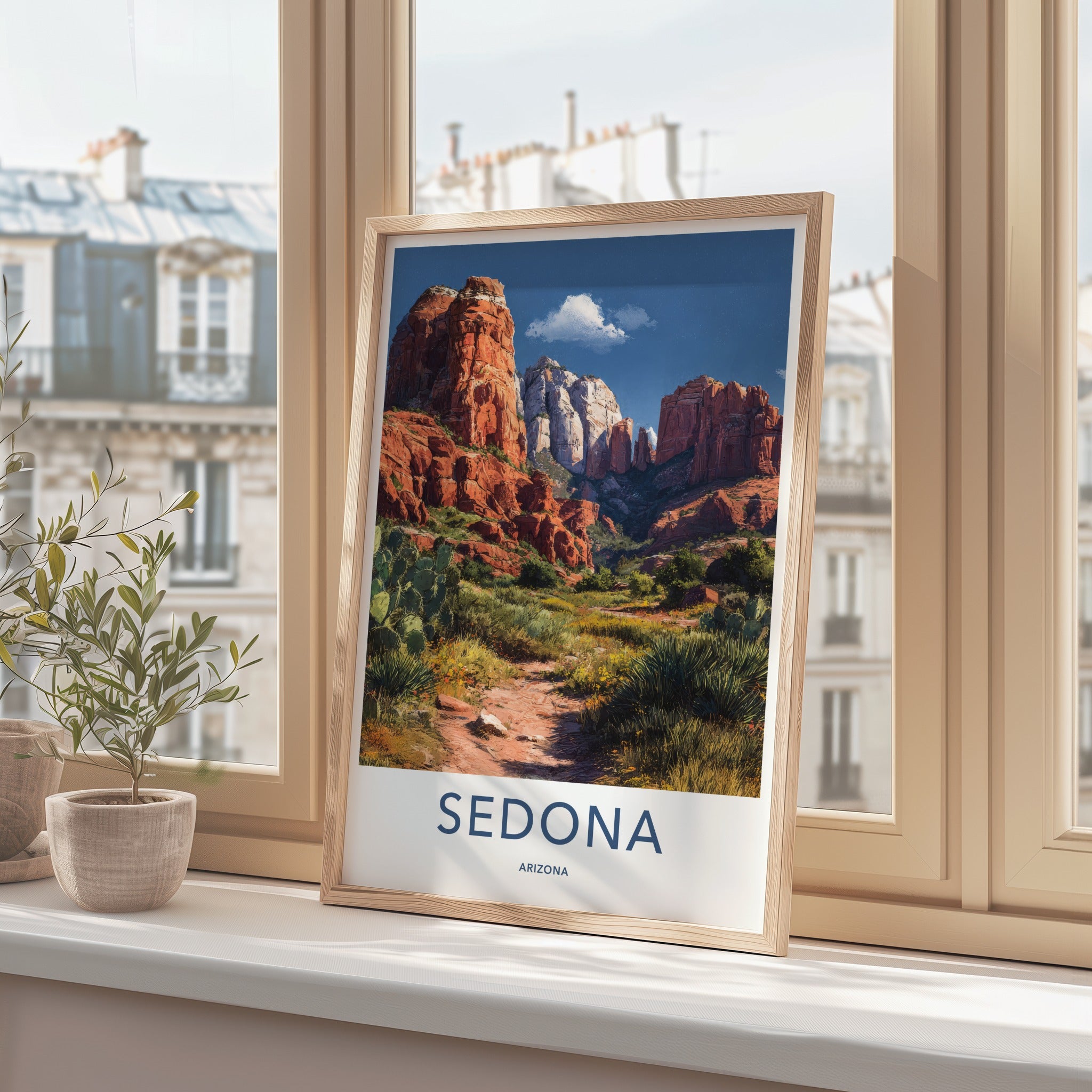 Sedona Poster - Arizona Travel Art