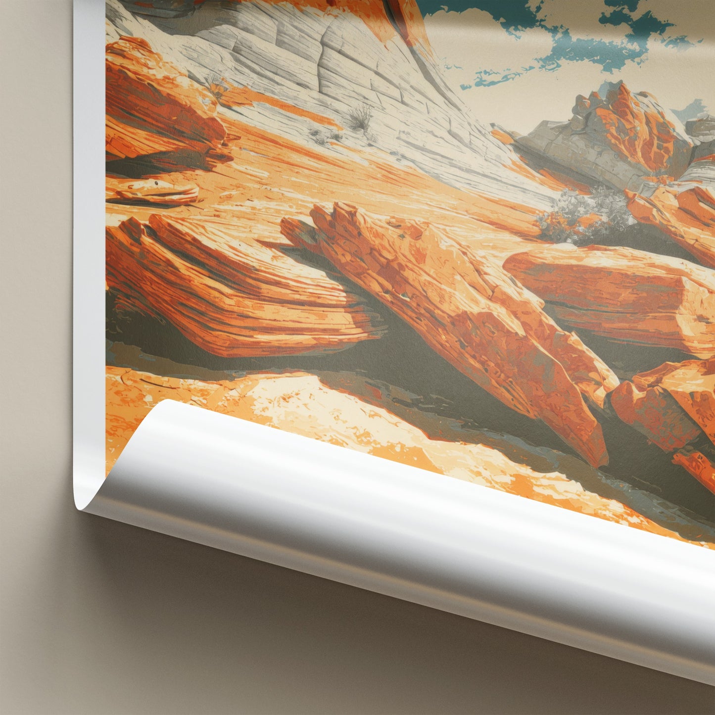 Gold Butte Poster - Nevada Art