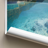 Dead Sea Poster - Jordan Wall Art - Turquoise Water Shore Home Decor