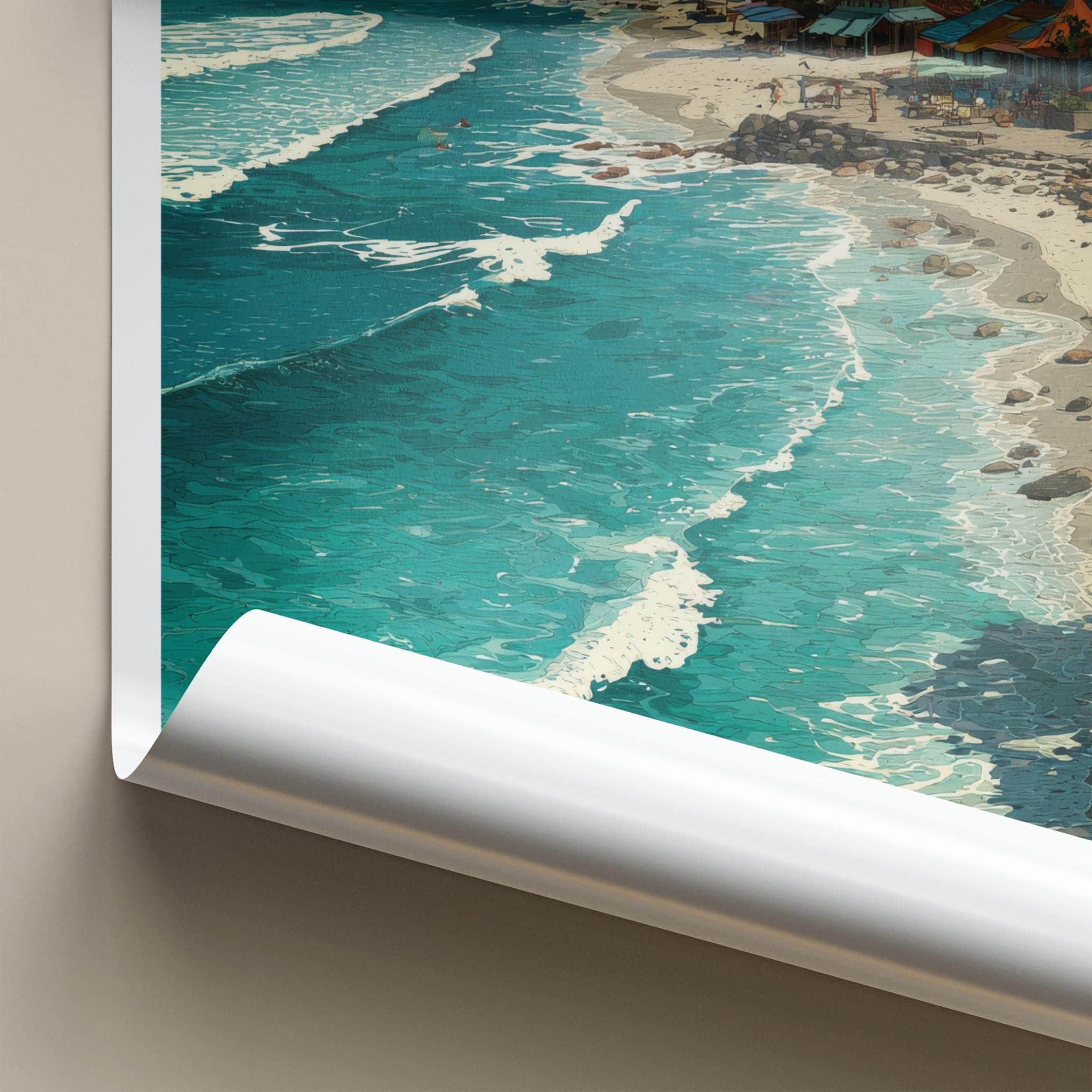 Devka Poster - India Fine Art - Daman and Diu Vibrant Tropical Beach Gift