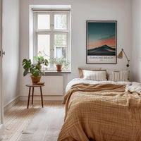 Diamond Beach Poster - Iceland Travel Print - Dramatic Arctic Sands Wall Decor