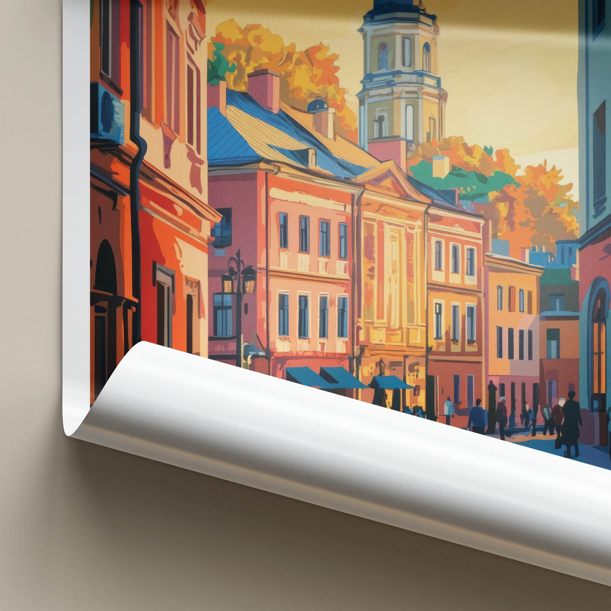 Dnipro Poster - Ukraine Wall Art - Historic Cityscape View Home Decor