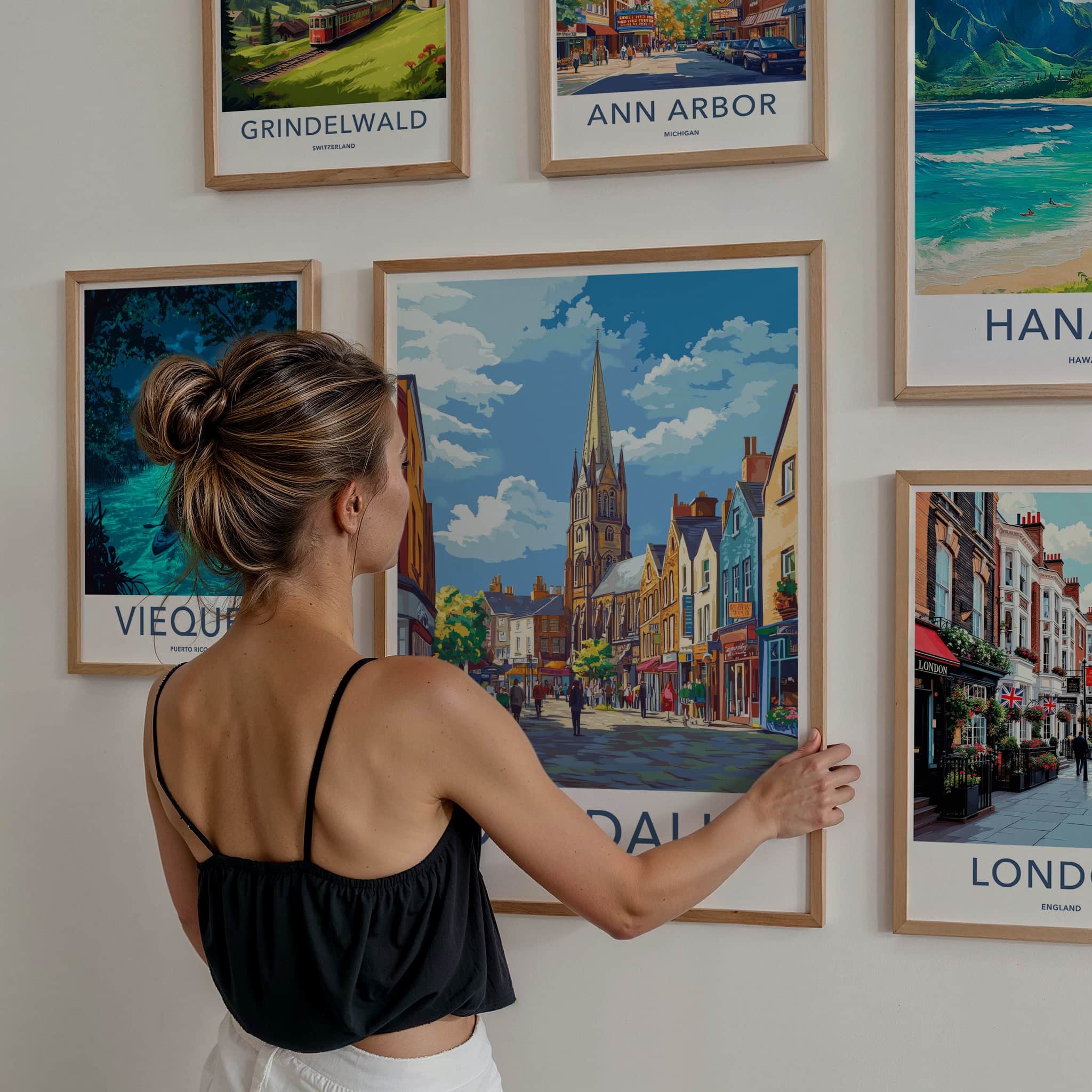 Dundalk Poster - Ireland Travel Art - Historic Church Street Gallery Art
