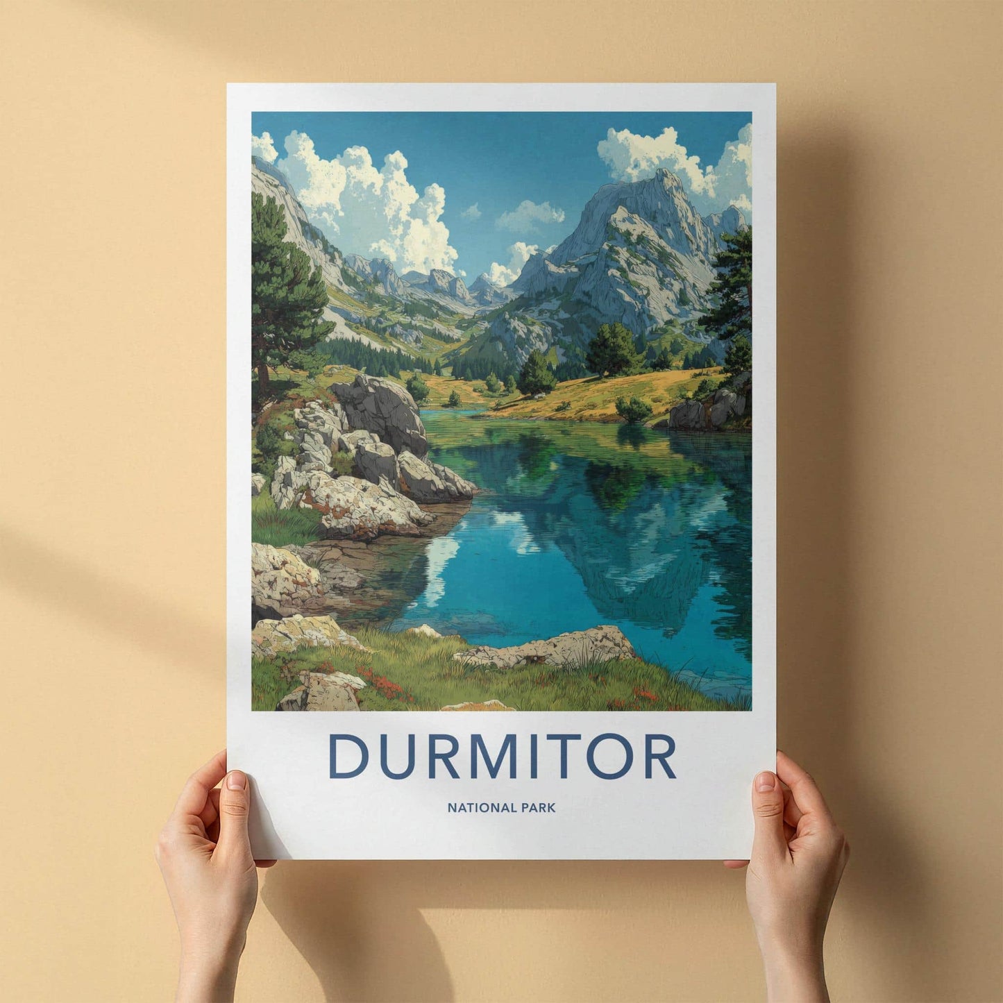Durmitor Poster - Montenegro Fine Art - Peaceful Alpine Scene Wall Decor
