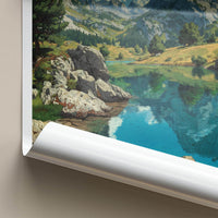 Durmitor Poster - Montenegro Fine Art - Peaceful Alpine Scene Wall Decor