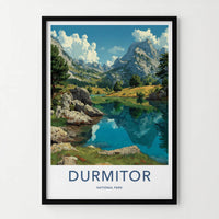 Durmitor Poster - Montenegro Fine Art - Peaceful Alpine Scene Wall Decor