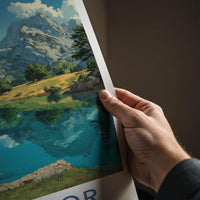 Durmitor Poster - Montenegro Fine Art - Peaceful Alpine Scene Wall Decor