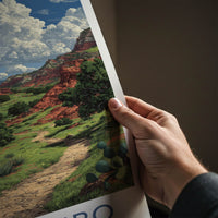 Palo Duro Poster - Texas Travel Print