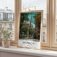 Munich Poster - Germany Travel Print