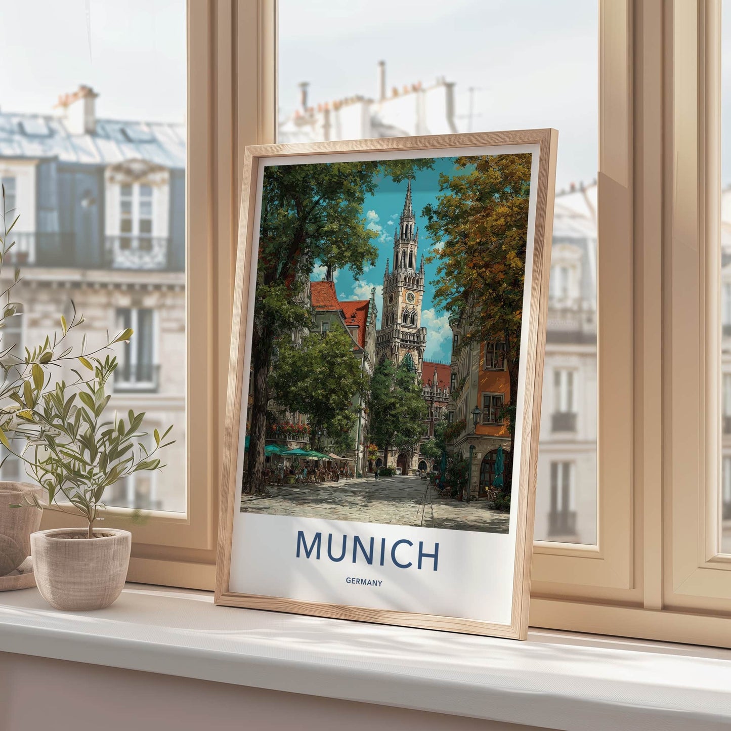 Munich Poster - Germany Travel Print