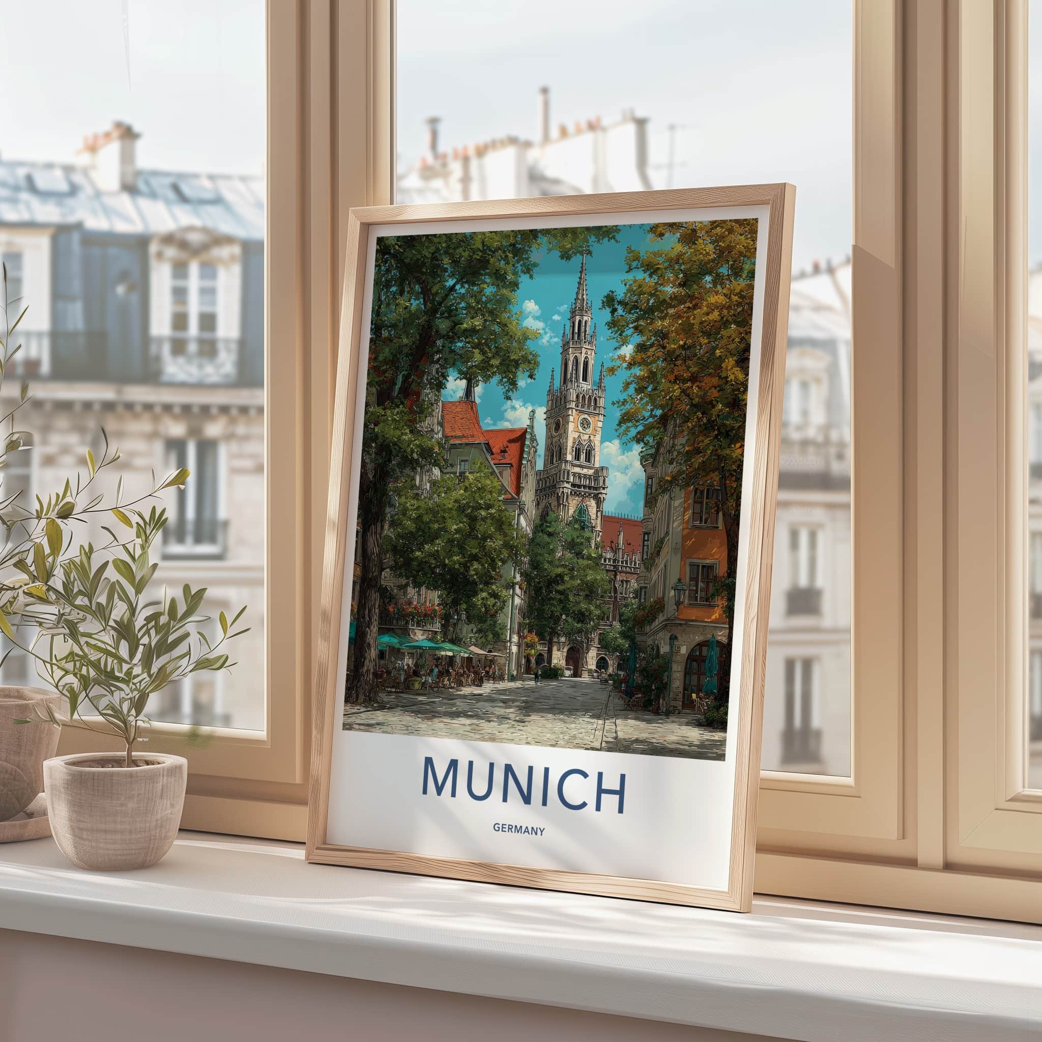 Munich Poster - Germany Travel Print