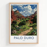 Palo Duro Poster - Texas Travel Print
