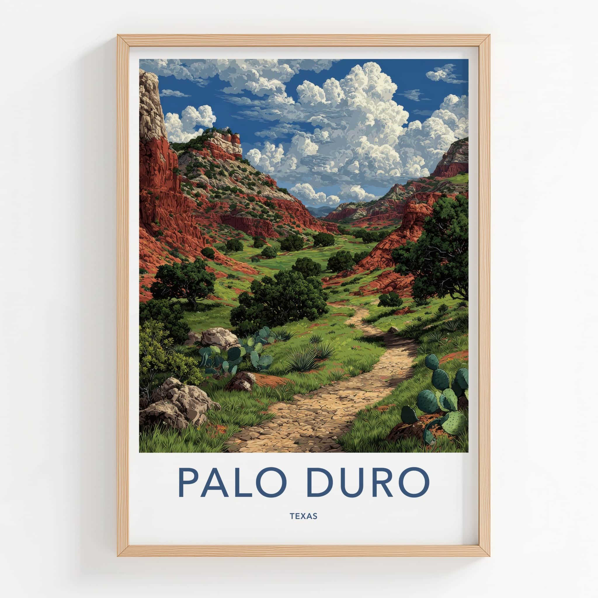 Palo Duro Poster - Texas Travel Print