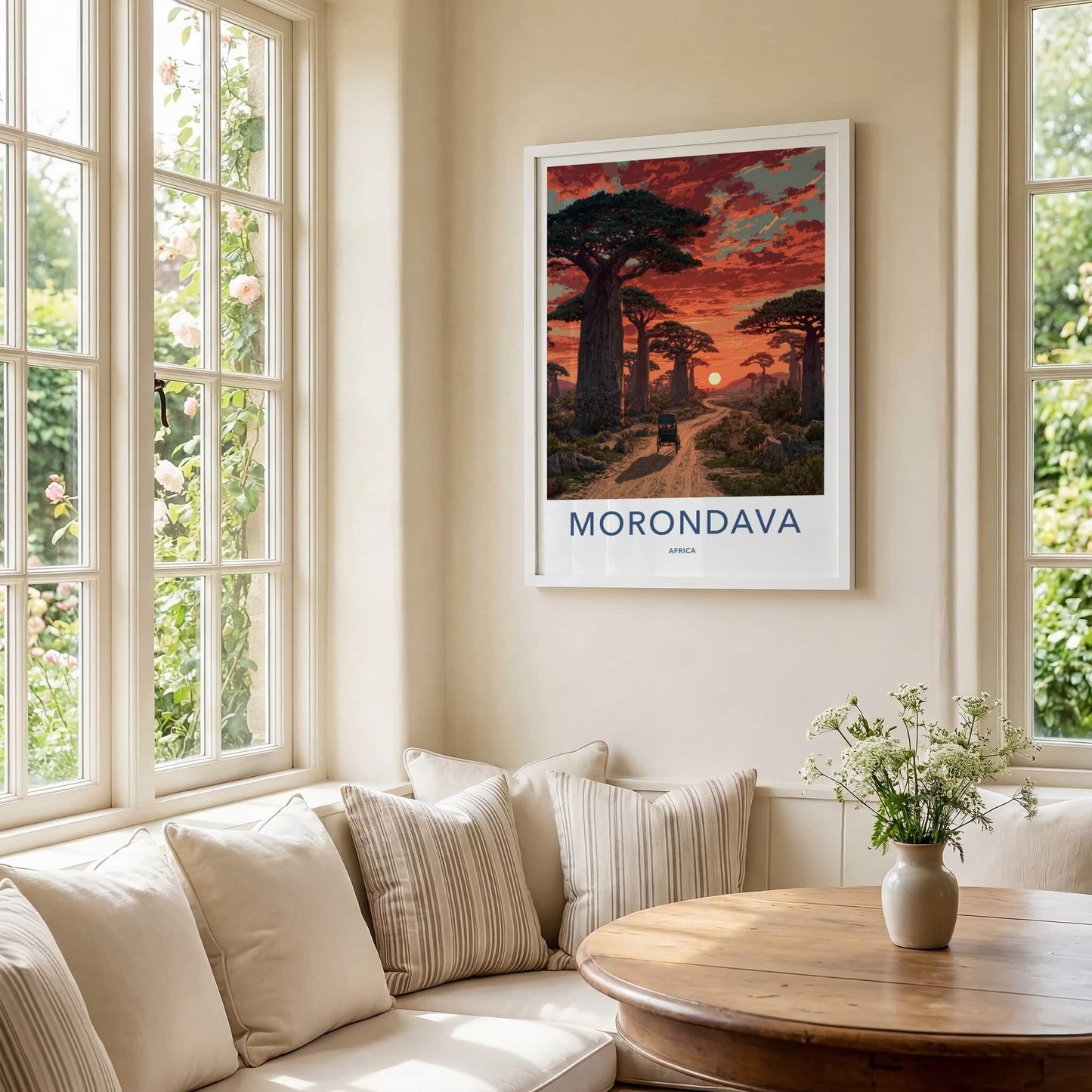 Morondava Poster - Africa Travel Art