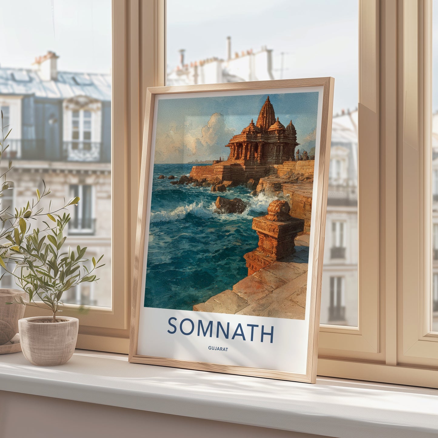 Somanth Poster - India Travel Art