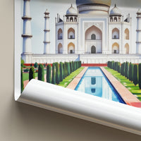 Taj Mahal Poster - India Art