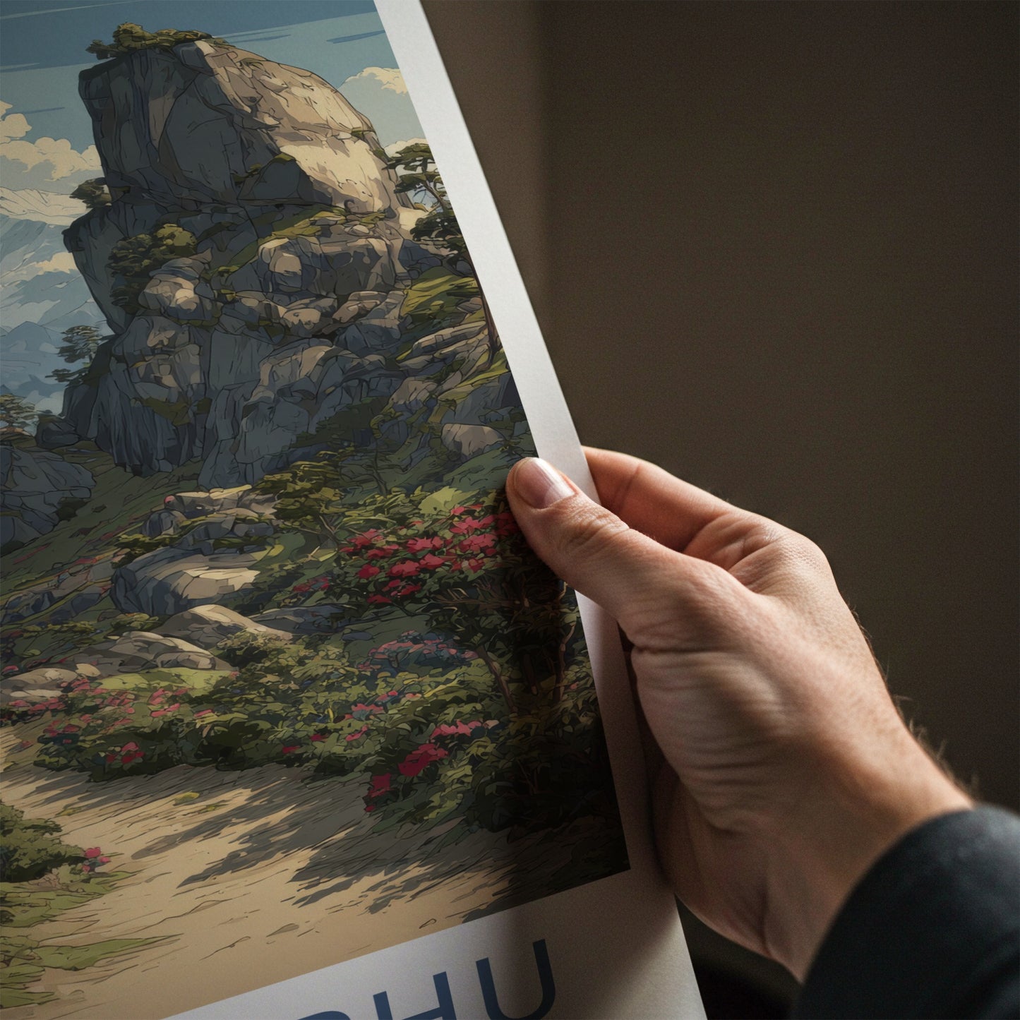 Sandakphu Poster - India West Bengal Mountain Print