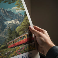 Mont Blanc Poster - France Travel Art