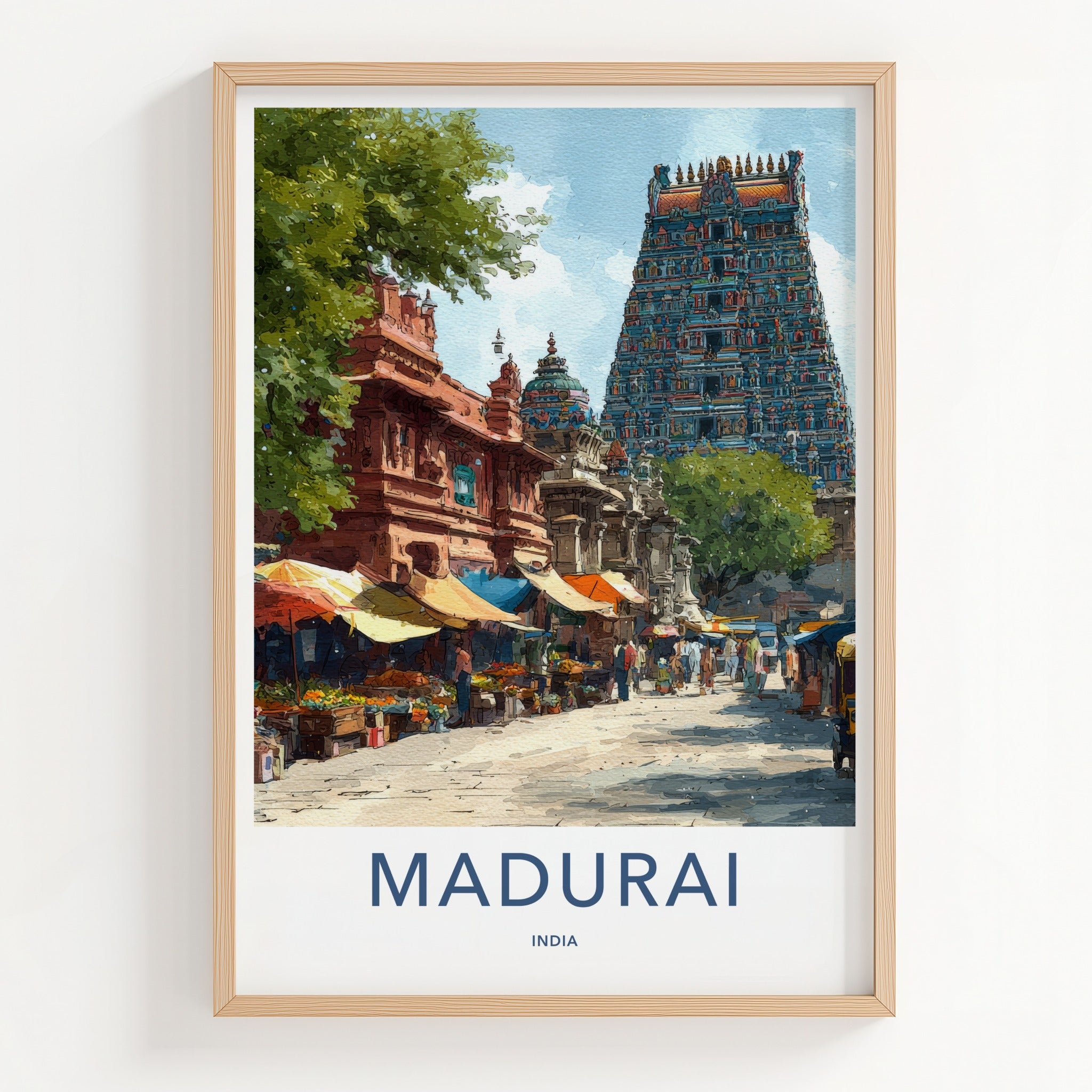 Madurai Poster - India Travel Print