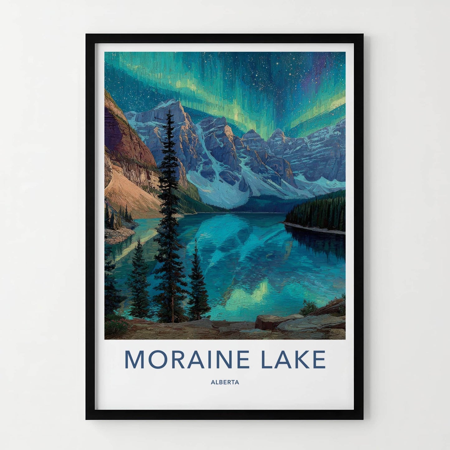 Moraine Lake Poster - Alberta Travel Art