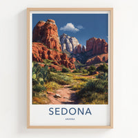 Sedona Poster - Arizona Travel Art