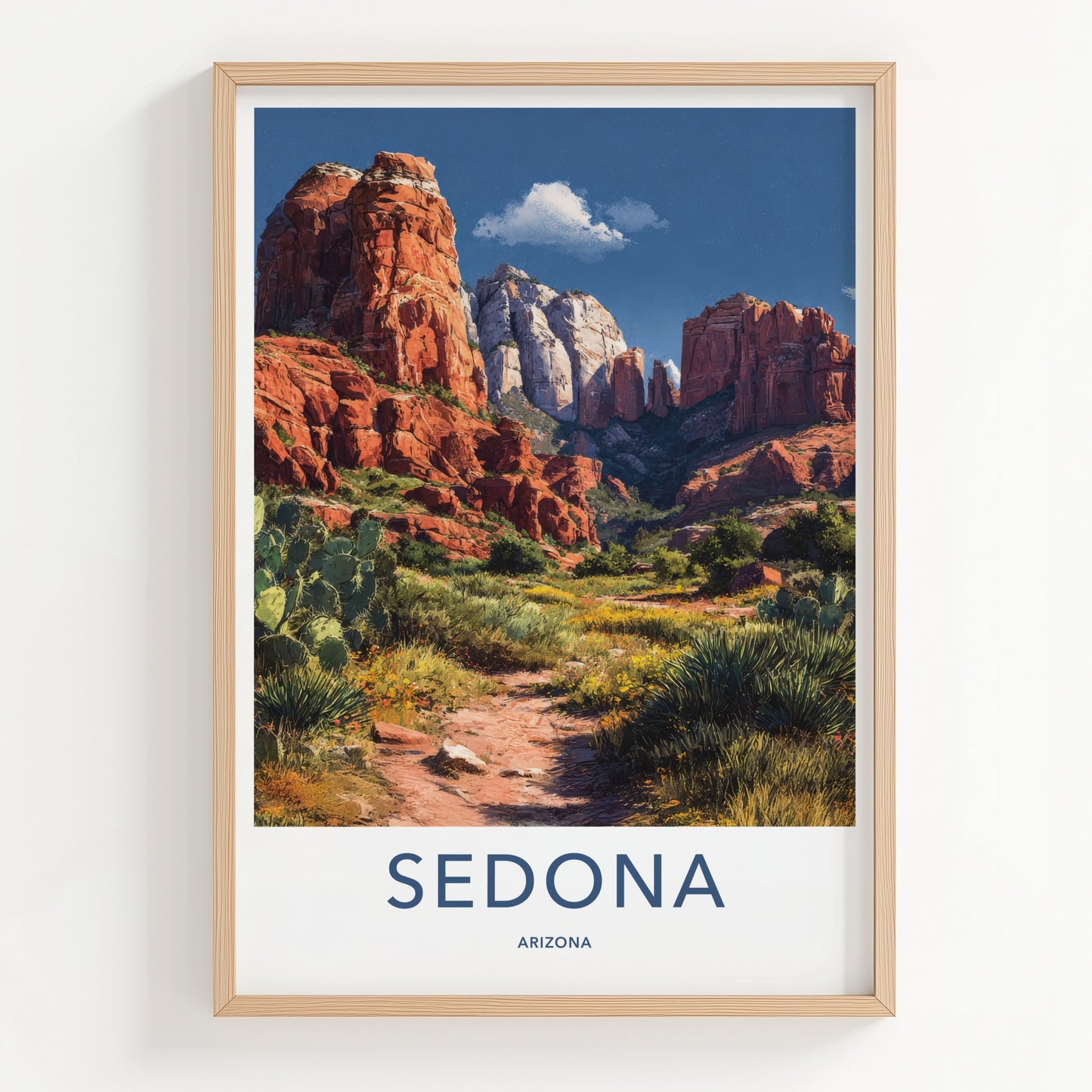 Sedona Poster - Arizona Travel Art