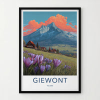 Giewont Poster - Poland Travel Print
