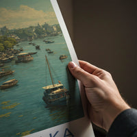 Old Dhaka Poster - Bangladesh Travel Art