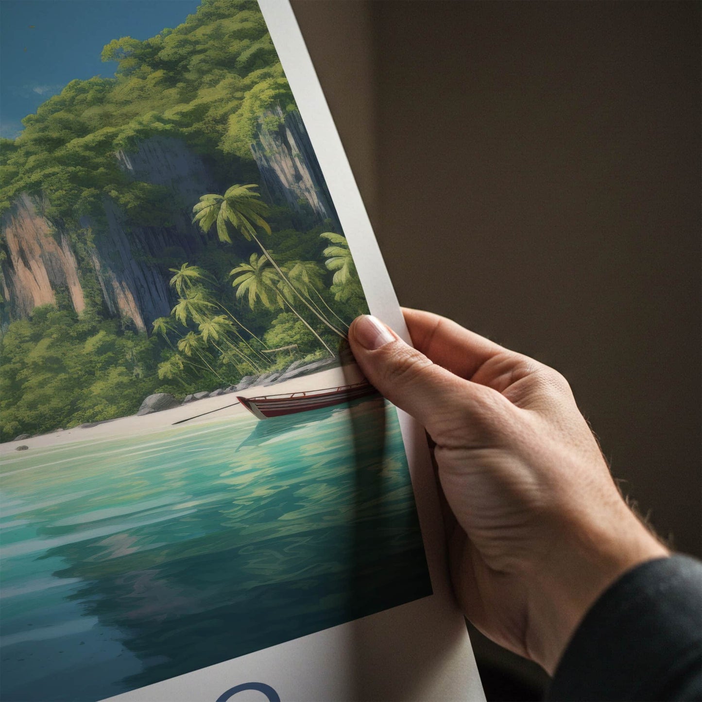 El Nido Poster - Philippines Travel Art - Tropical Island Paradise Home Decor