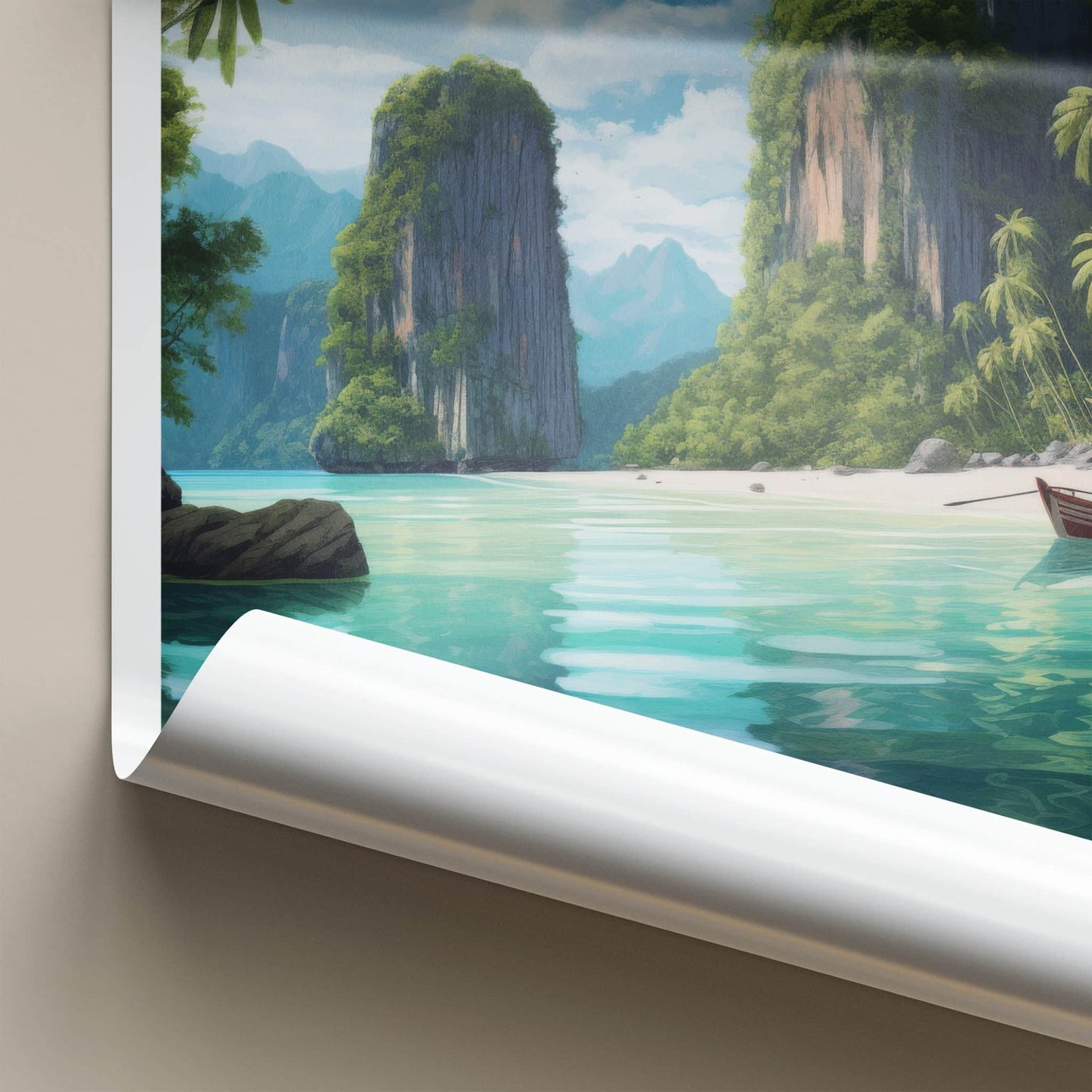 El Nido Poster - Philippines Travel Art - Tropical Island Paradise Home Decor