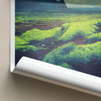 Eldhraun Poster - Iceland Wall Art - Lush Green Lava Home Decor