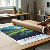 Eldhraun Poster - Iceland Wall Art - Lush Green Lava Home Decor