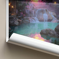 Erawan Poster - Thailand Scenic Art - Lush Tropical Glow Home Decor