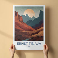 Ernst Tinaja Poster - Texas Travel Art - Desert River Canyon Home Decor