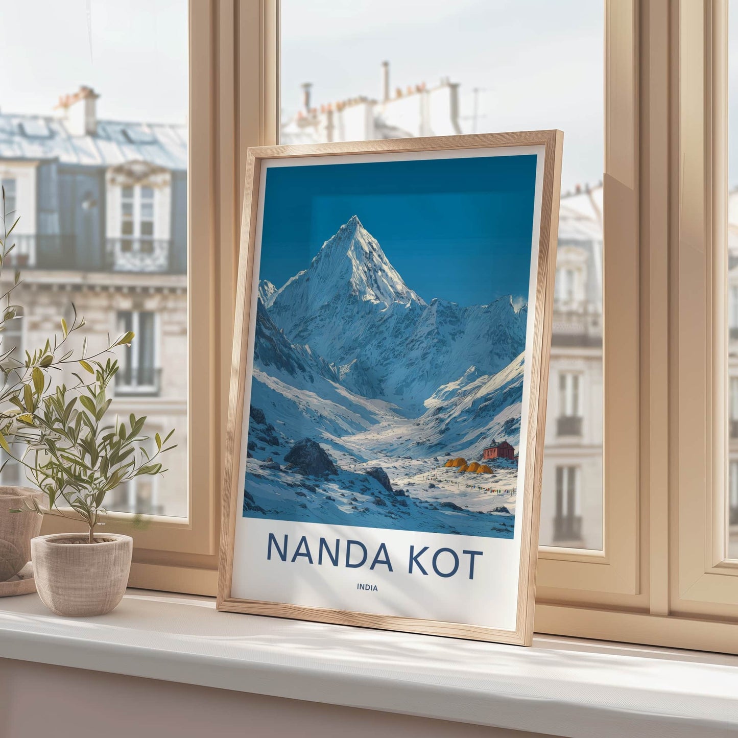 Nanda Kot Poster - India Travel Art