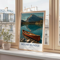 Mount Rundle Poster - Alberta Travel Art