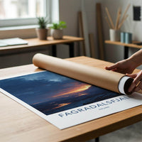 Fagradalsfjall Poster - Iceland Travel Art - Glowing Lava Landscape Wall Decor