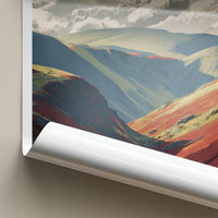 Fairfield Poster - England Travel Art - Crimson Mountain Vistas Home Decor