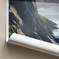 Fanad Head Poster - Ireland Travel Art - Rugged Coastal Cliffs Home Decor