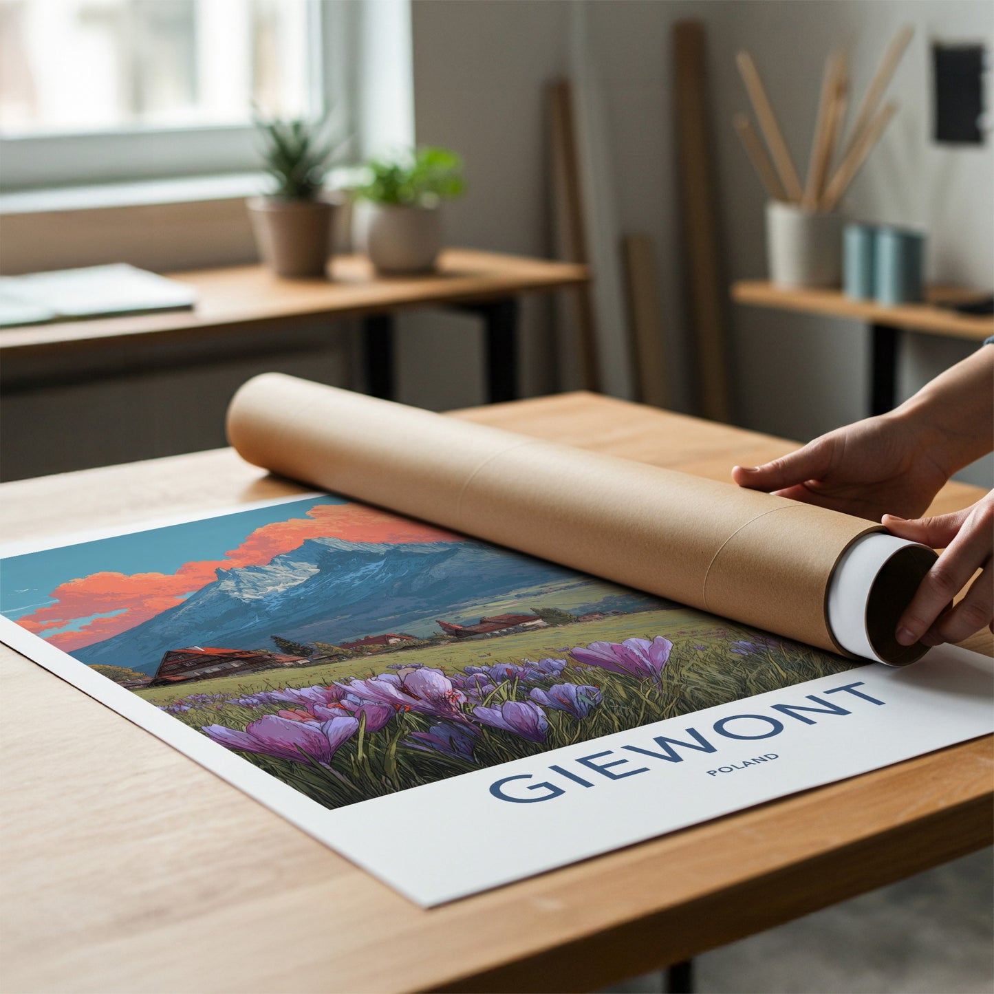 Giewont Poster - Poland Travel Print