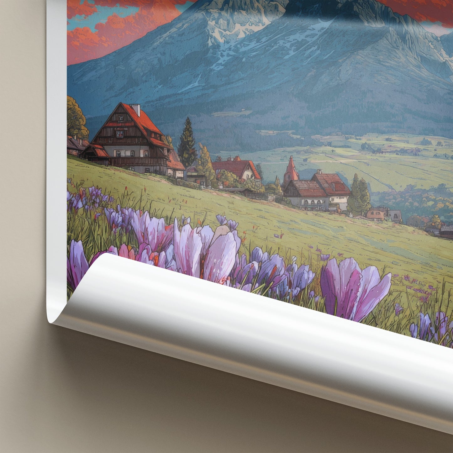 Giewont Poster - Poland Travel Print