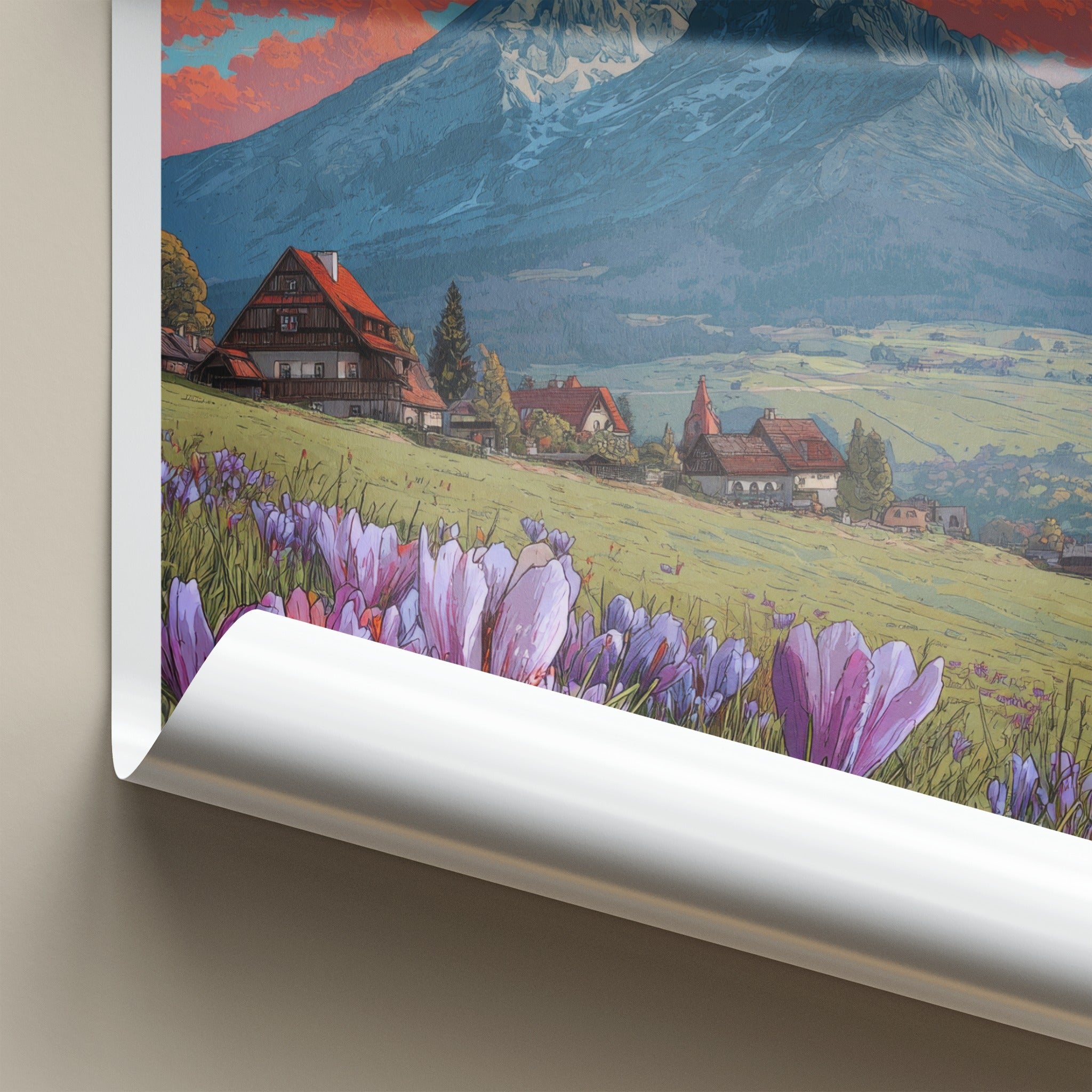 Giewont Poster - Poland Travel Print
