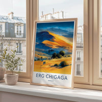 Erg Chigaga Poster - Morocco Travel Print