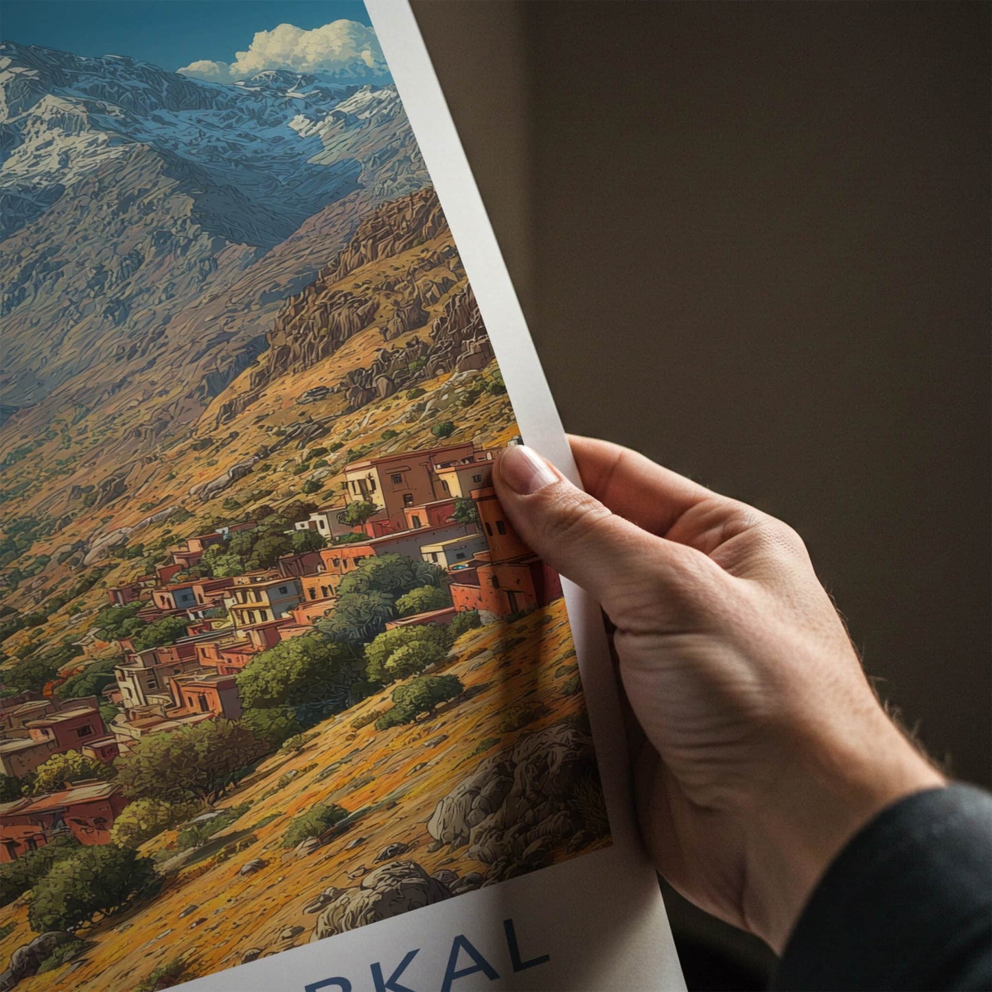 Mount Toubkal Poster - Morocco Art
