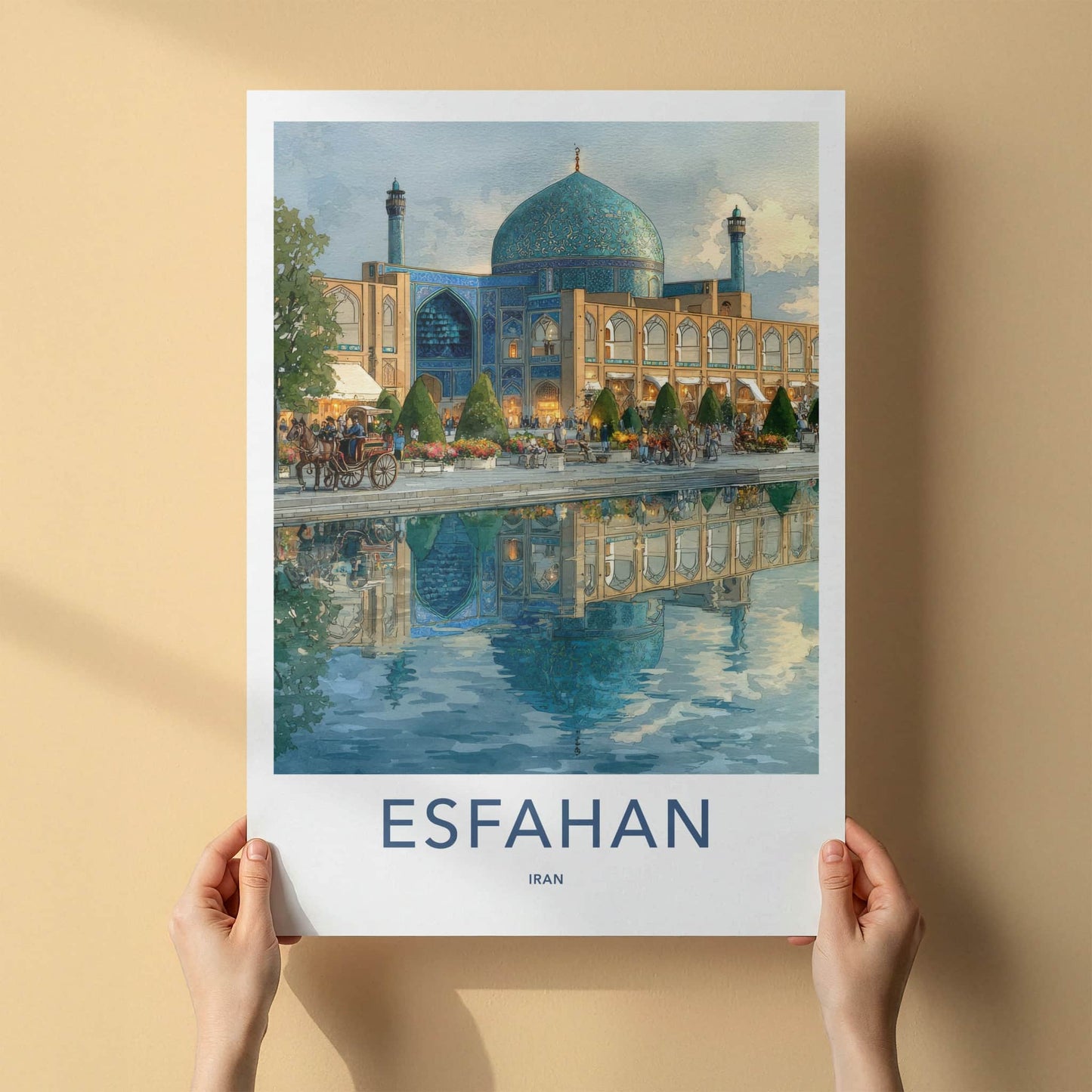 Esfahan Poster - Iran Wall Art