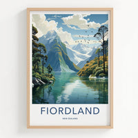 Fiordland Wall Art - New Zealand Poster