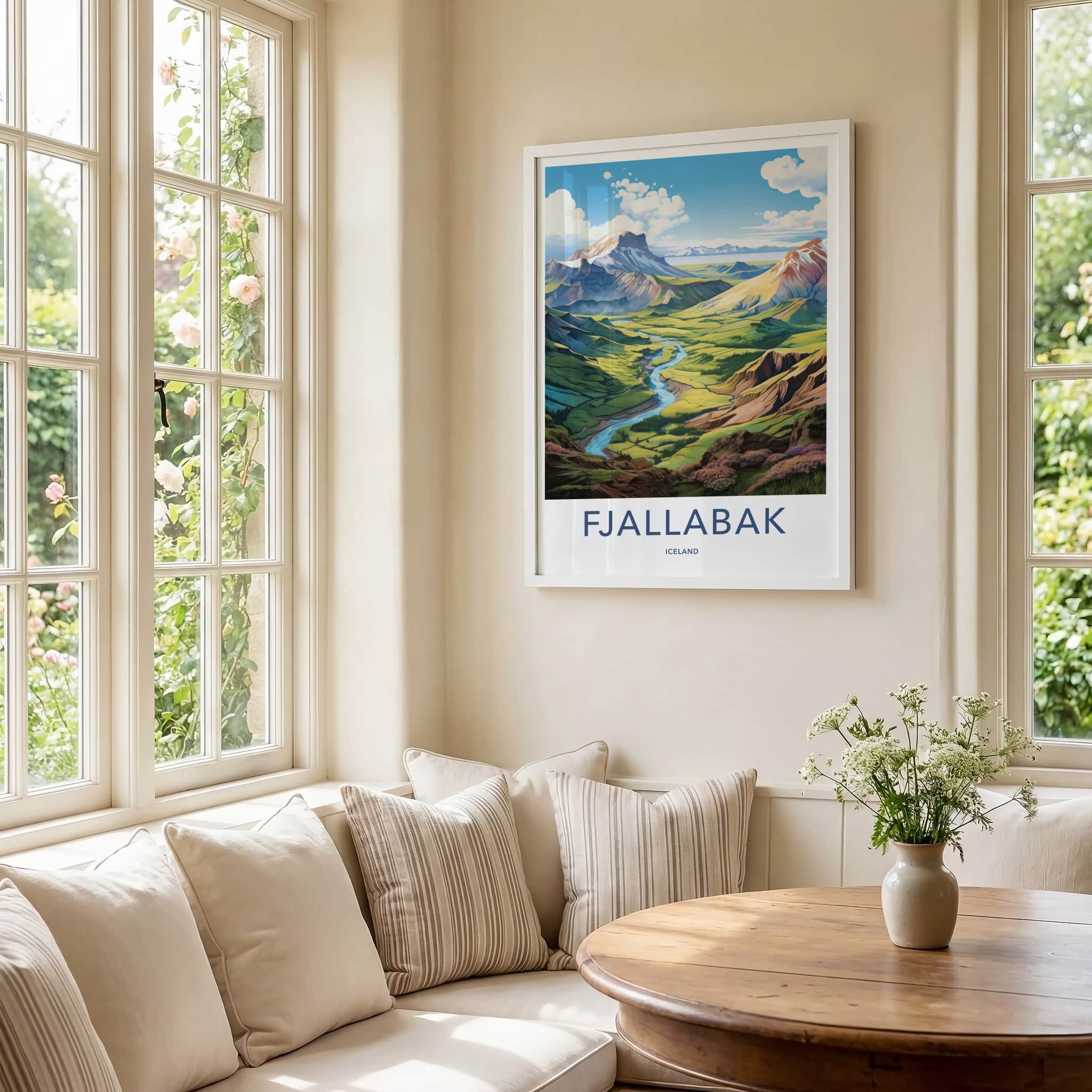 Fjallabak Poster - Iceland Travel Art - Green Valley River Home Decor