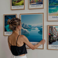 Fjallsarlon Poster - Iceland Scenic Art - Floating Iceberg Lagoon Wall Decor