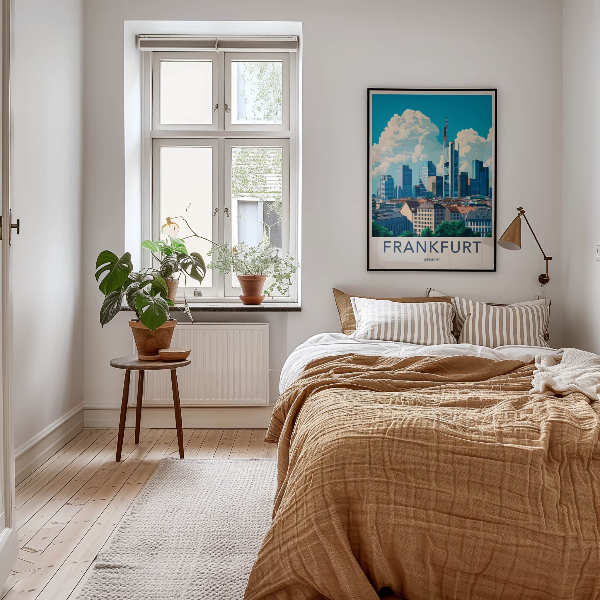 Frankfurt Poster - Germany Travel Art - Modern City Skyline Home Decor