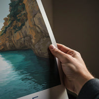 Furore Poster - Italy Travel Art - Deep Water Inlet Home Decor